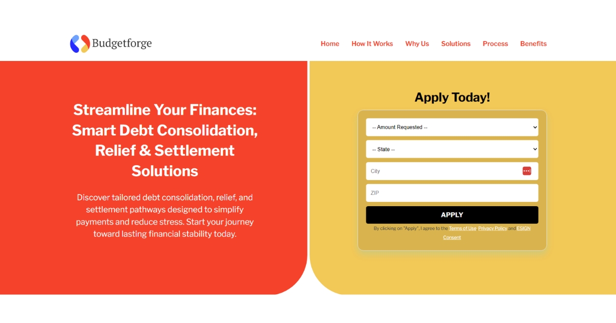 BudgetForge Website