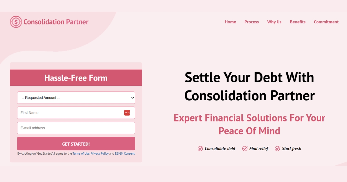 ConsolidationPartner Website