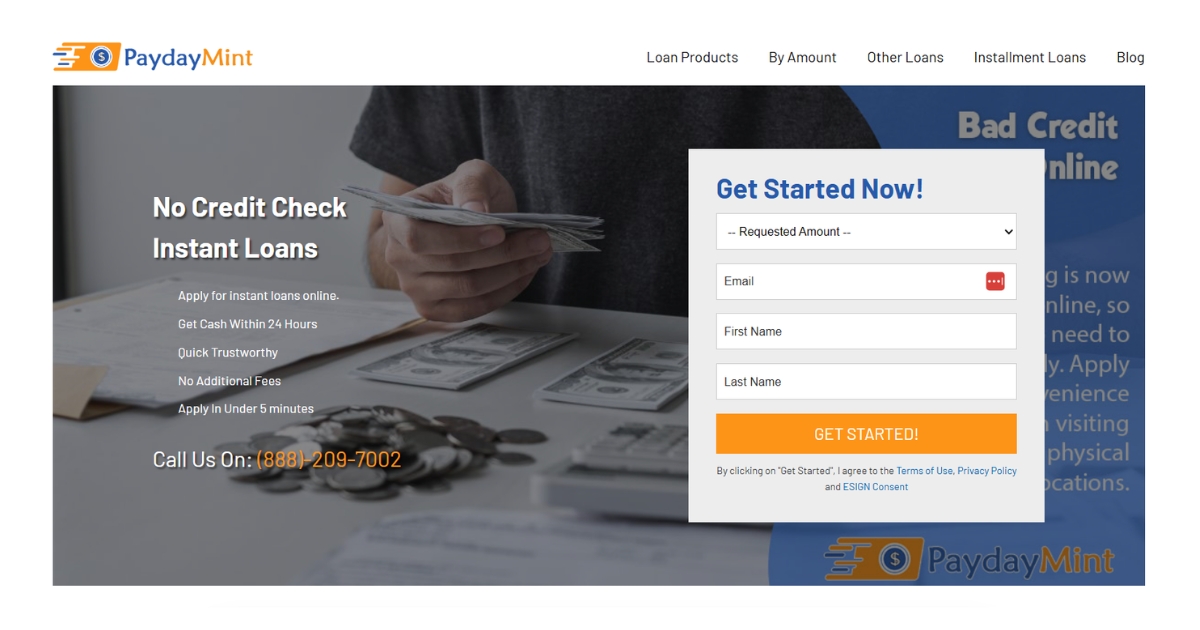 PaydayMint Website