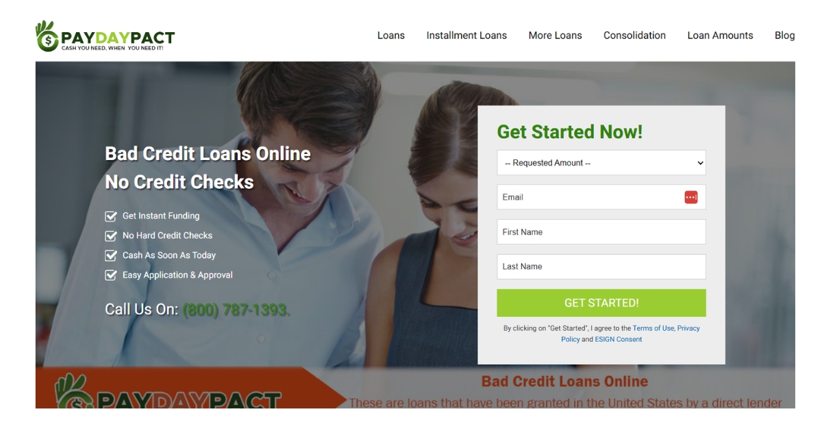 PaydayPact Website